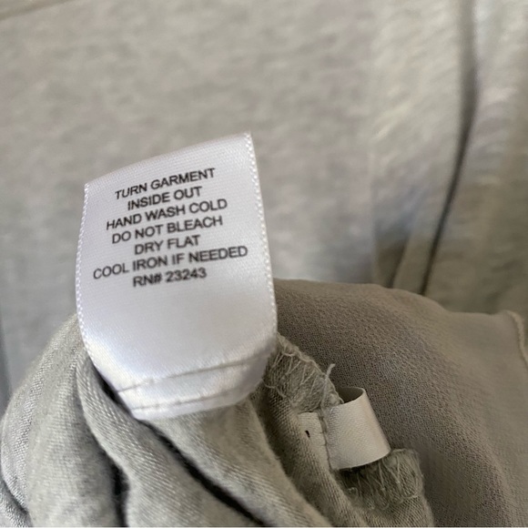 New York & Company Grey Long Sleeve Viscose Blend Open Cardigan - Picture 7 of 8